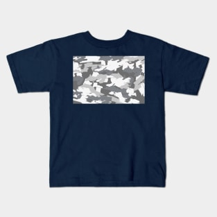 Ice biome's military texture Kids T-Shirt